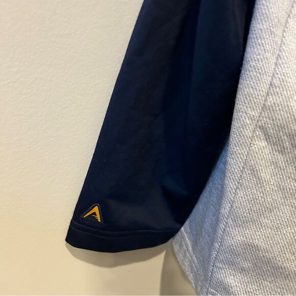 Antigua University of Michigan Wolverines Long Sleeve 1/4 Zip Pullover Sweater L - Picture 6 of 10